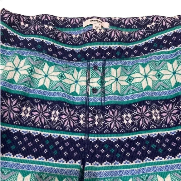 Super soft Sonoma winter pajama pants size M GUC - Picture 2 of 5